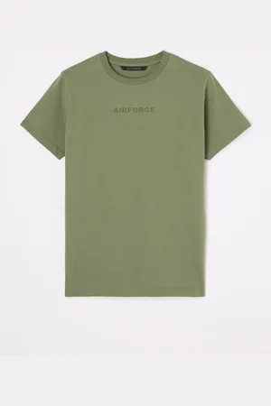 Airforce T-shirt van biologisch katoen
