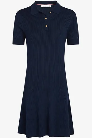 Tommy Hilfiger Mini jurk met ribstructuur