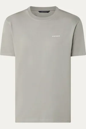 Airforce T-shirt van biologisch katoen met logo
