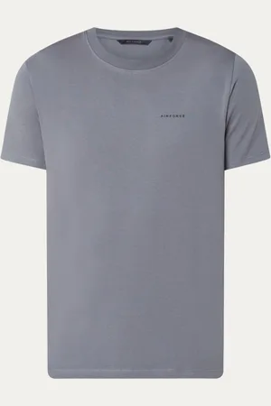 Airforce T-shirt van biologisch katoen met logo