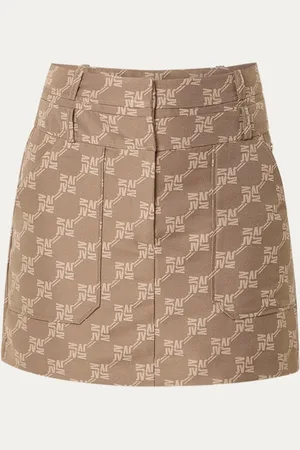 Josh V Hava minirok met logoprint en steekzakken