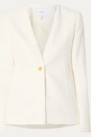L.K. Bennett Chloe blazer met tweed-look