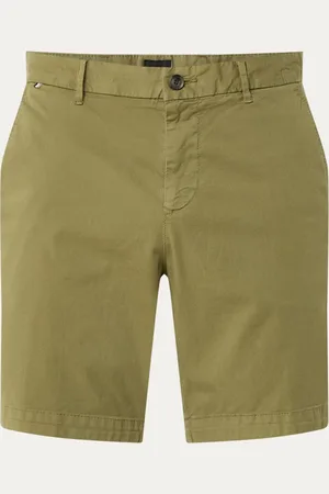 HUGO BOSS H-Slice straight fit korte chino met steekzakken