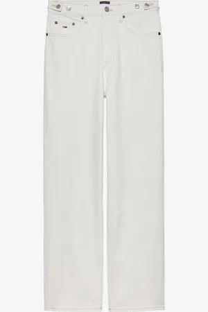 Tommy Hilfiger Laya high waist straight leg jeans met steekzakken
