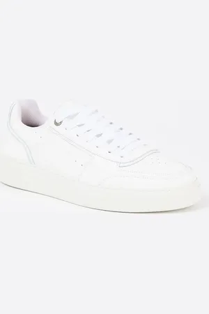 Represent Initial sneaker van leer met structuur