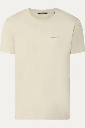 Airforce T-shirt van biologisch katoen met logo