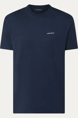 Airforce T-shirt van biologisch katoen met logo