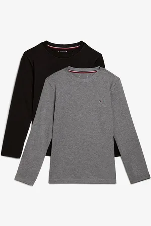 Tommy Hilfiger Longsleeve met logo in 2-pack