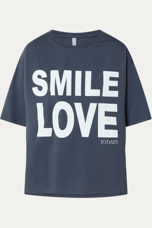 10 days Statement T-shirt met logoprint