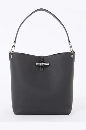 Longchamp Le Roseau schoudertas M van leer