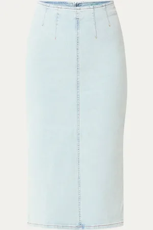 Benetton Midi rok van denim met split