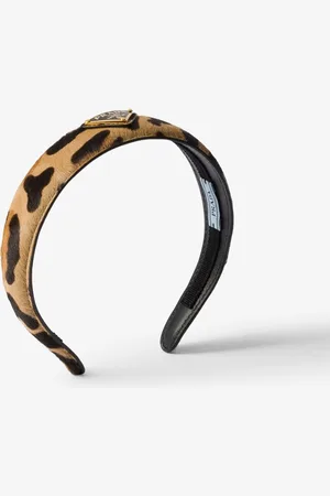 Prada Haarband van leer