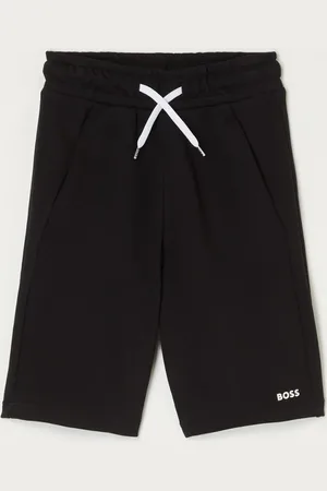 HUGO BOSS Straight fit korte joggingbroek met logo