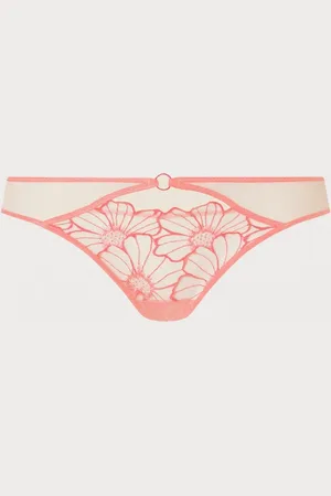 Chantelle Slip met mesh en borduring