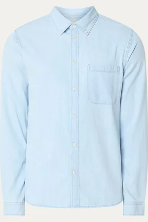 Les Deux Kash regular fit overhemd van chambray