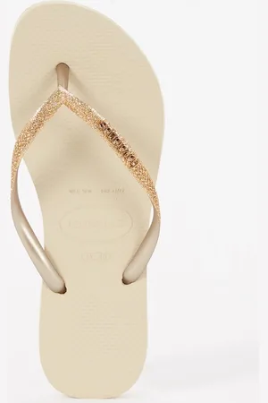 Havaianas Slim slipper met glitter en logo