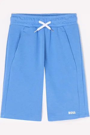 HUGO BOSS Straight fit korte joggingbroek met logo