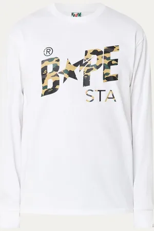 BAPE Longsleeve met logo- en backprint