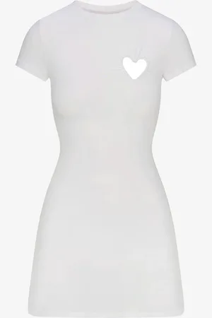 SKIMS Cotton Jersey mini jurk met cut-out detail