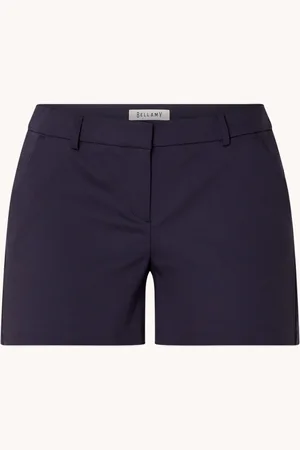 Bellamy Daisy mid waist straight fit korte broek met steekzakken