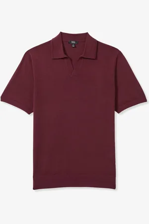 Reiss Duchie regular fit polo van merino wol