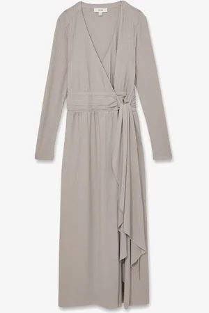 Reiss Madeline maxi wikkeljurk van jersey