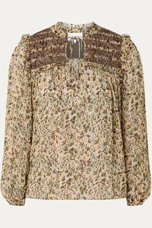 Bash Capucine tuniek met print en strikkraag