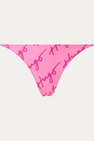 HUGO BOSS Tanga bikinislip met logoprint