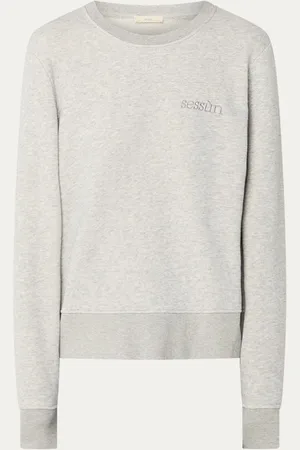 Sessun Chill sweater met logoborduring