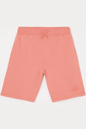C.P. Company Straight fit korte joggingbroek met logoborduring