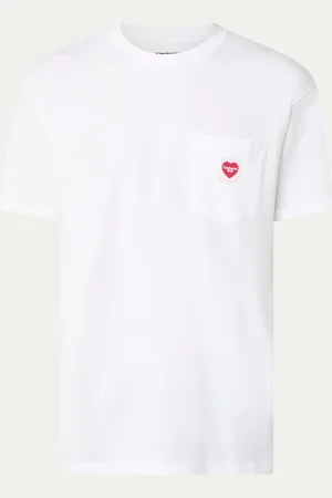 Carhartt Pocket Heart T-shirt van biologisch katoen met logo