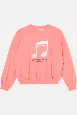Mini Rodini Note sweater van biologisch katoen