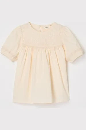 Lil Atelier NMFDaisy tuniek van biologisch katoen