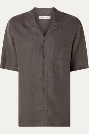 Samsøe Samsøe Oscar overshirt van linnen
