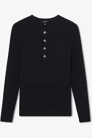 Reiss Ashwell ribgebreide Henley-trui