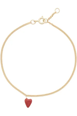 ANNA + NINA Heart Beat armband verguld