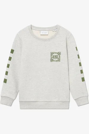 Les Deux Goods sweater met logo- en backprint