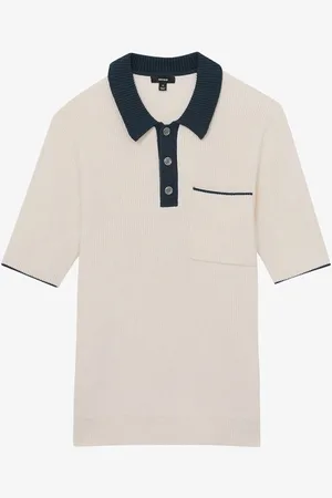 Reiss Brinkley fijngebreide polo van katoen