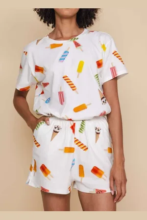 Snurk Popsicles pyjamashorts met print