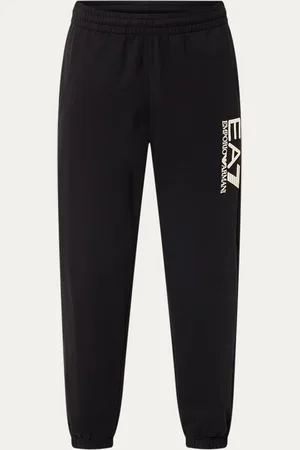 Emporio Armani Tapered fit joggingbroek met 3D logoprint