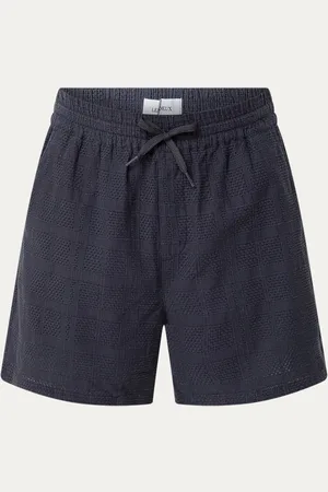 Les Deux Charlie straight fit korte broek met steekzakken