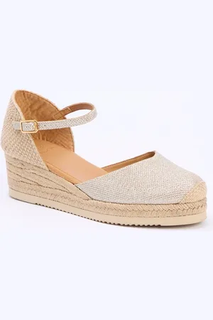 Unisa Cisca sleehak met leren details en glitter