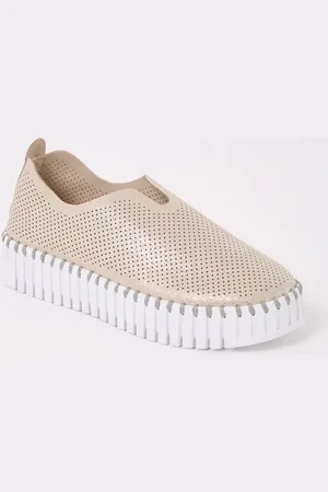 Ilse Jacobsen Tulip Glimmer slip-on met plateauzool
