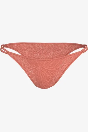 Calvin Klein High leg tanga van kant