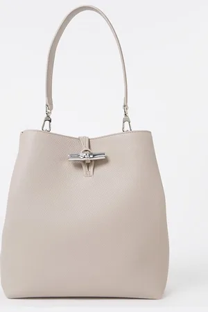Longchamp Le Roseau schoudertas M van leer