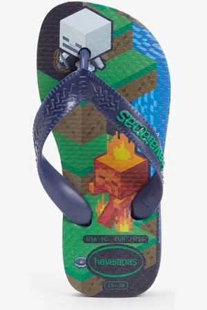 Havaianas Minecraft slipper met logo