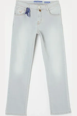 Jacob Cohen Eduard straight leg jeans met gekleurde wassing