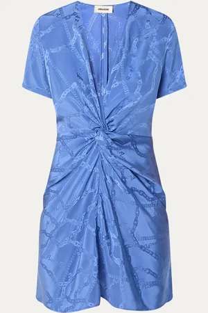 Zadig & Voltaire Rozom mini tuniekjurk van zijde met print