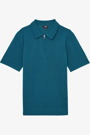 Reiss Maxwell regular fit polo van merino wol