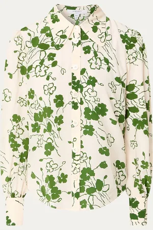 L.K. Bennett Sonya blouse van zijde met bloemenprint